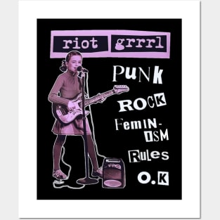riot grrrl Posters and Art